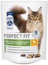 Сухой полнорационный корм Perfect Fit для стерилизованных кошек старше 7 лет с курицей, 650г