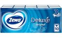 Платки носовые бумажные Zewa Deluxe, 10x10шт
