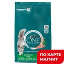 PURINA ONE Корм д/кош дом сухинд/злак 3кг(Нестле):4