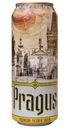 Пиво Pragus Premium Pilsner Lager светлое фильтрованное пастеризованное, 500мл