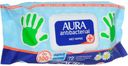 Влажные салфетки с ромашкой «Антибактериальные» Aura, 72 шт