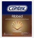 Презервативы Contex Ribbed 3шт