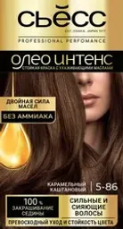 Краска для волос СЬЁСС Oleo Intense 5–86 Карамельный каштановый