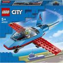 Конструктор Трюковый самолёт LEGO City Great Vehicles 60323 5+, 59 элементов