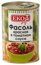 Фасоль Еко красная в томатном соусе, 400 г