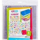 Набор обложек для учебников ARTspace 26,5×49см, 5шт.