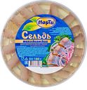 Сельдь МАРТИ филе-кусочки с луком в масле, 180г