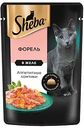 Влажный корм для кошек Sheba Форель, ломтики в желе, 75 г