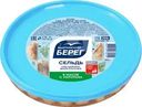 Сельдь Балтийский берег по-царски филе-кусочки в масле с укропом 200г