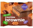 Десерт Fit Kit Брауни Шоколад-Карамель глазированный протеиновый 50г