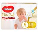Трусики-подгузники Huggies, Элит Софт 6 (16-22 кг), 28 шт