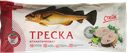 Стейк из трески ГОСТОВО мороженый глазированный, 600г