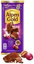 Шоколад Alpen Gold молочный фундук изюм 85 г