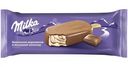 Эскимо Milka сливочное ванильное с шоколадным соусом в молочном шоколаде 8%, 62г