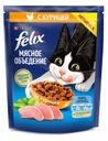 Сухой корм для взрослых кошек Felix Мясное объедение с курицей, 200 г