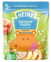 Каша Heinz овсяная молочная персик с 5 месяцев 200 г