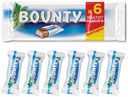 Шоколадный батончик Bounty 27,5 г х 6 шт