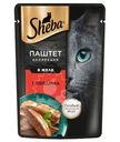 Влажный корм Sheba для кошек паштет с говядиной 75г