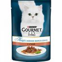 Корм для кошек нежное филе в соусе Gourmet Perle с уткой, 85 г