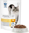 Корм сухой Perfect Fit Sensitive с индейкой для кошек с чувствительным пищеварением, 190г