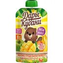 Пюре Дары Кубани яблоко-груша-банан-манго с 6 месяцев, 90г