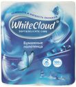Полотенца бумажные WHITECLOUD с рисунком 2сл 2рул 14м (Окей)
