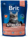 Сухой корм для кастрированных котов и стерилизованных кошек Brit Premium лосось, 800 г