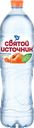 Напиток безалкогольный СВЯТОЙ ИСТОЧНИК со вкусом персика негазированная, 1.5л