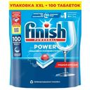 Средство Finish Powerball Power Aio для мытья посуды для посудомоечных машин таблетка, 100шт