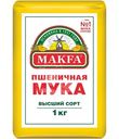 Мука Makfa пшеничная высшего сорта, 1кг