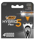 Сменные кассеты для бритья BIC Flex 5 Hybrid, 4 шт