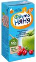 Сок детский осветлённый ФрутоНяня Яблоко и шиповник, с 5 месяцев, 0,2 л