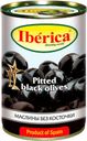 Маслины черные Iberica без косточек, 420 г