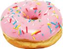 Пончик-донат Клубничный, 70 г