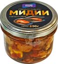 Мясо Лунское море чилийских мидий маринованное в масле с копченой паприкой 200г