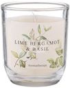 Свеча Lefard Lime Bergamot&Basil ароматизированная в стакане, 7.5х8.5см