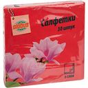 Салфетки бумажные Глобус красные 3 слоя, 33 см, 30шт.