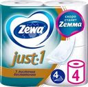  Бумага туалетная ZEWA Just1 4-слоя 