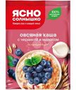 Каша овсяная Ясно Солнышко черника с молоком, 45г