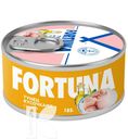 Тунец FORTUNA кусочками в масле 185г