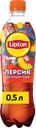 Напиток LIPTON Освежающий чай со вкусом персика негазированный, 0.5л