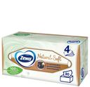 Салфетки бумажные четырёхслойные Natural Soft, Zewa, 80 шт.