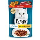 ГУРМЭ Перл Корм д/кош вл Желе говядина 75г пауч (Нестле):26