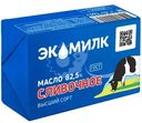 Масло сладкосливочное Экомилк Традиционное несолёное высшего сорта 82.5%, 100г