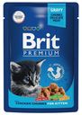 Влажный корм Brit Premium с курицей повседневный для котят 100 г