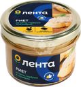 Риет подкопченный ЛЕНТА из горбуши, кеты и скумбрии, 180г