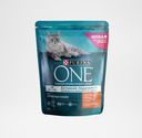 Корм Purina ONEдля взрослых кошек, курица с цельными злаками, 750 г