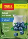 Каша овсяная Ясно Солнышко с черникой и молоком45г