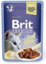 Корм Brit Premium для кошек, говядина в желе, 85 г