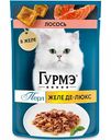 Корм для кошек Гурмэ Перл Лосось в желе-де-люкс, 75 г